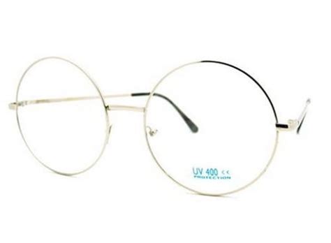 Grinderpunch John Lennon Harry Potter Round Retro Clear Lenses Nerd