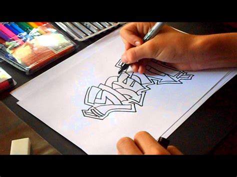 How To Draw Graffiti For Beginners Youtube