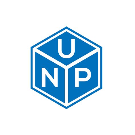 Unp Letter Logo Design On Black Background Unp Creative Initials