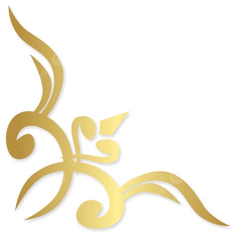 Ornament Corner Gold Ornament Corner Gold Png And Vector With