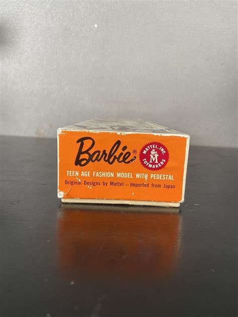 vintage barbie box blonde bubble cut 850 japan original 1960s box only ebay