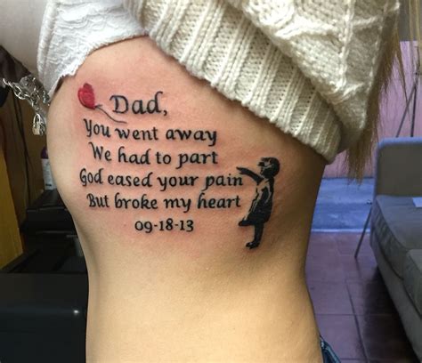 Pin On Banksy Dad Remembrance Tattoo