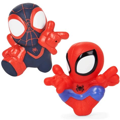 Swimways Marvel Spider Man Bathtub Toy Squirties 2 Pack Jr Toy Company
