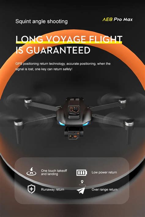 Hot Selling Ae8 Pro Max Drone 8k Hd Aerial Photography Camera 30min Gps Obstacle Avoidance