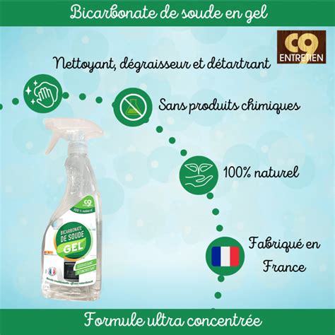 Bicarbonate De Soude En Gel Lot De 2 Contenance 750ml