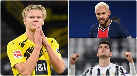 FOTO Top Skor Liga Champions Erling Haaland Bersaing Dengan Neymar