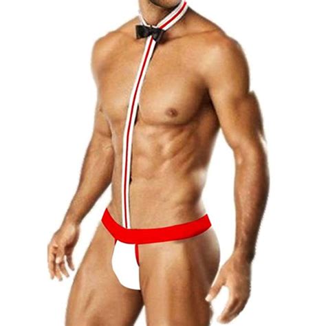 Men S Sexy Borat Mankini Costume Swimsuit Swimwear Thong Briefs Underwear Underwear