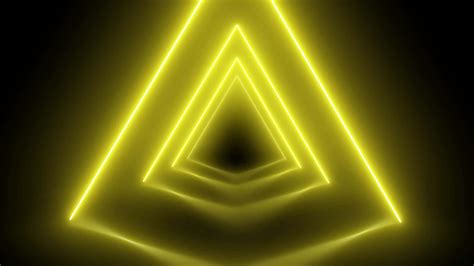 Download Vibrant Yellow Triangle Pattern Wallpaper