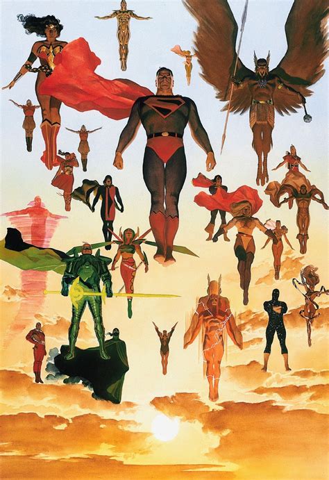 Justice League Kingdom Come In 2020 Alex Ross Dc Comics Art Comic