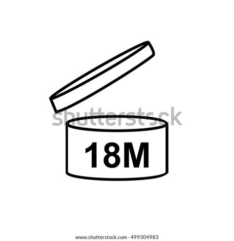 Pao Cosmetics Symbol 18m Period After Stock Vector Royalty Free 499304983