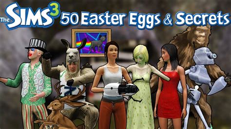 The Sims 3 50 Easter Eggs And Secrets Youtube