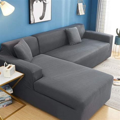 Yuiop Elastic Sofa Covers For Living Room L Shape Sofa Need Buy 2