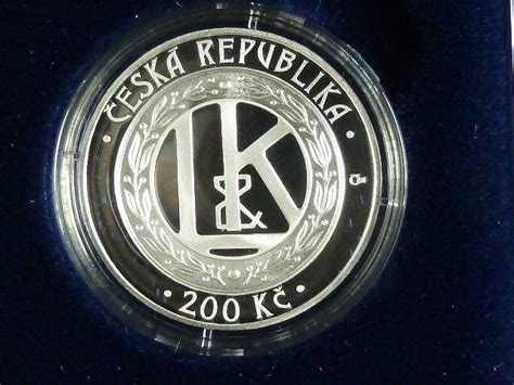 200 Kč 2005 100 výročí výroby prvního Numismatika Filatelie Klim