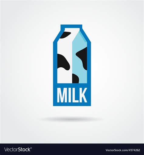 Milk Logo Design Royalty Free Vector Image Vectorstock