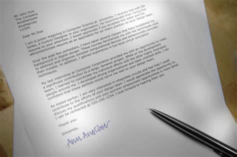 Write a formal greeting, such as dear ms. Business Letter Layout Example
