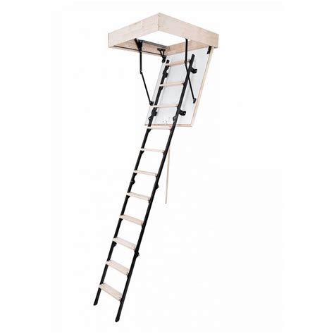 Mini 70cm X 80cm Woodenmetal Folding Loft Ladder And Hatch Sunlux Roof