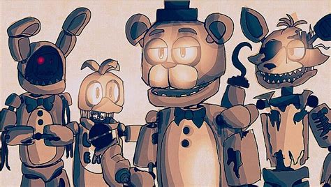 Fnaf 2 Withered Animatronics Five Nights At Freddys Amino