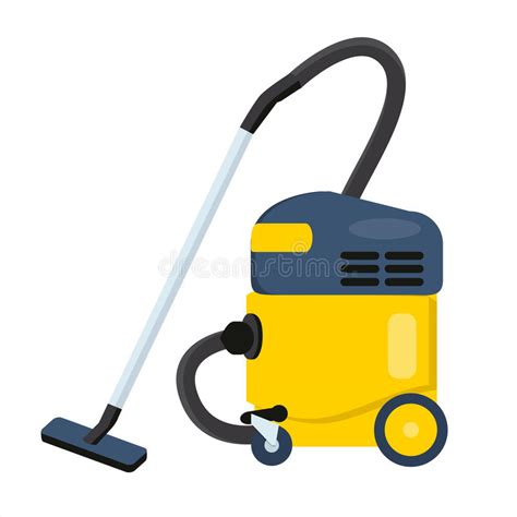 Vacuum Cleaner Vector Illustration Hoover Icon Stock Vector