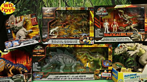 New Jurassic World Camp Cretaceous Dinosaur Toys 6 Sets Mattel Toys Wd Toys Youtube