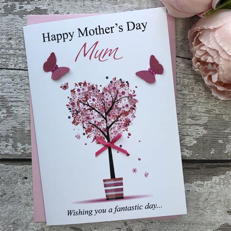 Check out these 31 homemade cards you can make to show your mother just how special she is. Personalised Mother's Day Card - Pinkandposh.co.ukPink & Posh