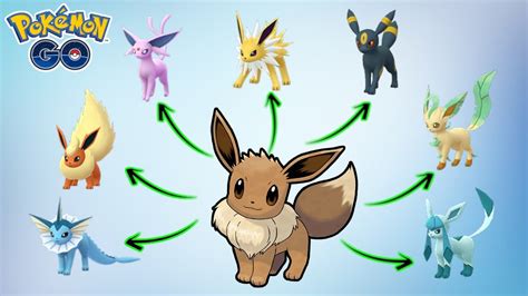 How To Evolve Eevee Into All Forms In Pokémon Go Youtube
