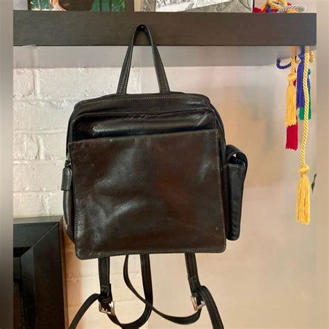 Tignanello Bags Vintage Tignanello Small Leather Backpack Poshmark