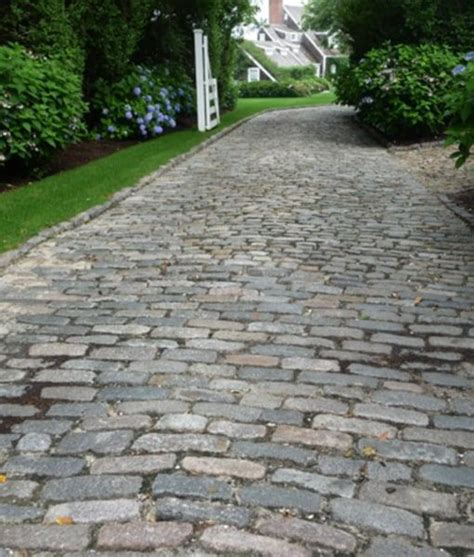 Antique Cobblestone Granite Driveway Diy Stone Walkway Flagstone