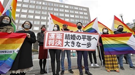 japan court rules same sex marriage ban is unconstitutional cbc news