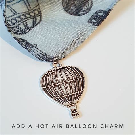 Hot Air Balloon Scarf Ladies Phileas Fogg Wrap Around The Etsy