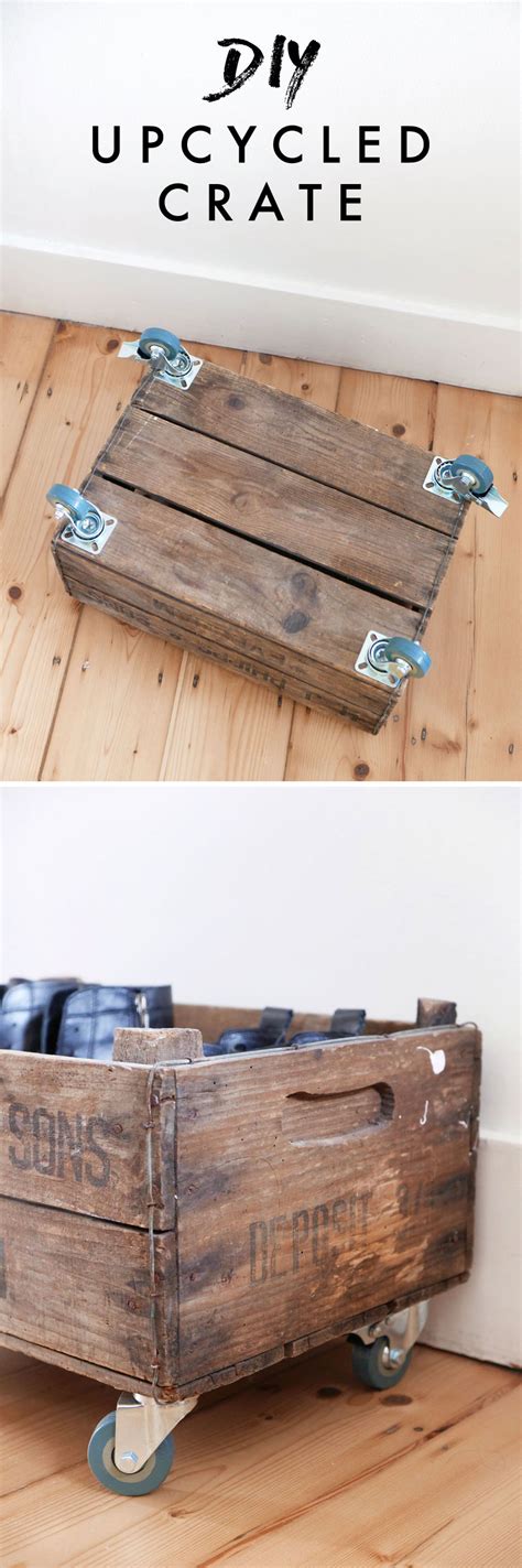 Vintage Crate Diy Upcycled Crate Storage Idea Adventuring And Things