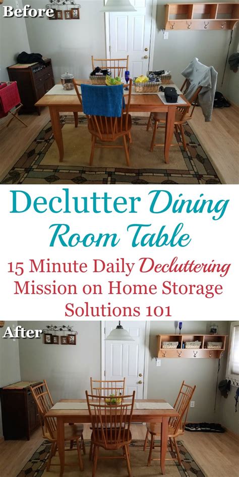 We recently organized the dining room just in time for the holidays so we'll be prepared for all of the guests that will be joining us in the coming months! How To Declutter Your Dining Room Table