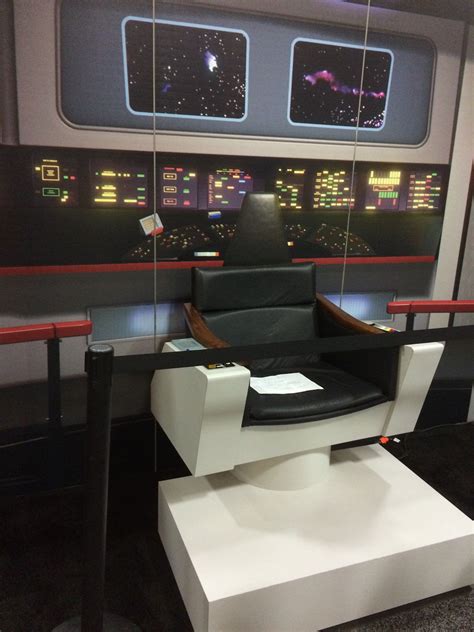 Captains Chair On The Uss Enterprise Star Trek Uss Enterprise