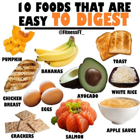 Foods That Are Easy To Digest Easy To Digest Foods Food For Digestion