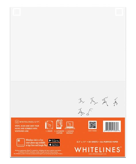 All Purpose Paper 85 X 11 Whitelines Roaring Spring Paper Products