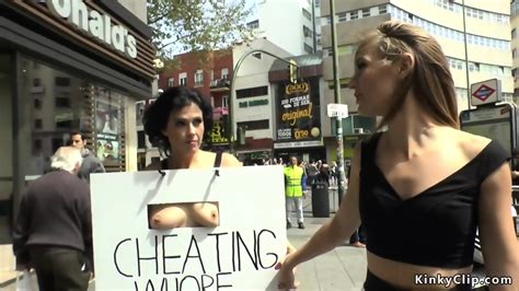 Cheating Slut In Public Lezdom