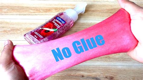 How To Make Slime No Glue No Borax Slime Diy Hand Soap Slime Youtube