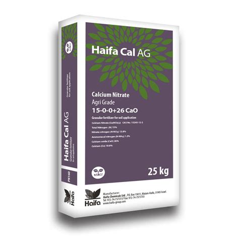 Mineral Fertilizer Cal AG Haifa North West Europe N Rich In