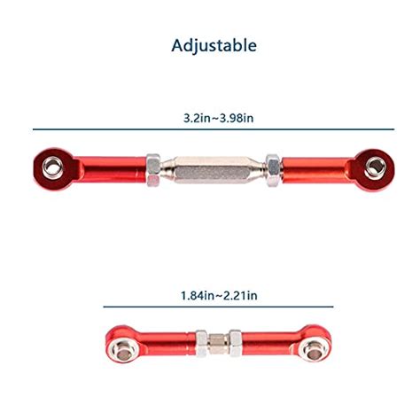Weishuji Adjustable Aluminum Turnbuckles Camber Link With Rod Metal