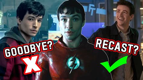 ezra miller fired from the flash movie should grant gustin replace ezra in the flash film