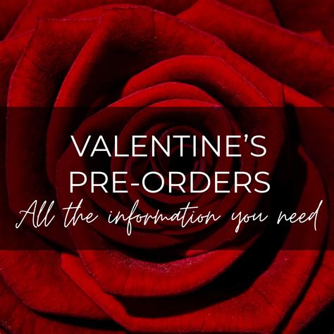 Valentines Pre Orders Roses And Many More Flowers Order Now