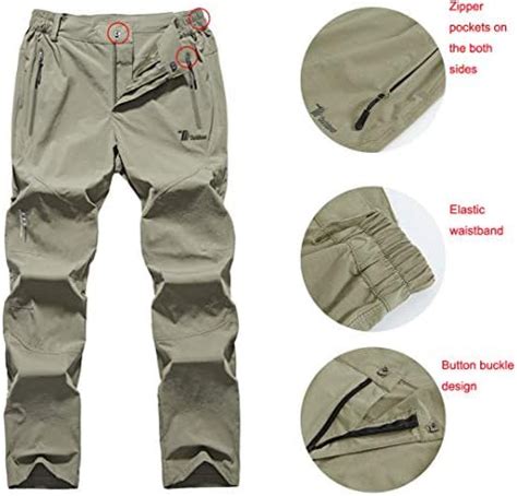 Amazon Com Gopune Women S Outdoor Hiking Pants Lightweight Quick Dry
