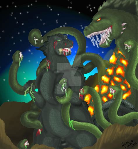 Godzilla Vs Biollante By Sararazayzay On Deviantart