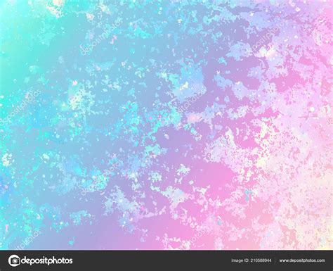 Unicorn Background Rainbow Mesh Fantasy Gradient Backdrop Hologram