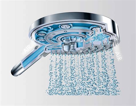 Water Saving Shower Head With Airpower