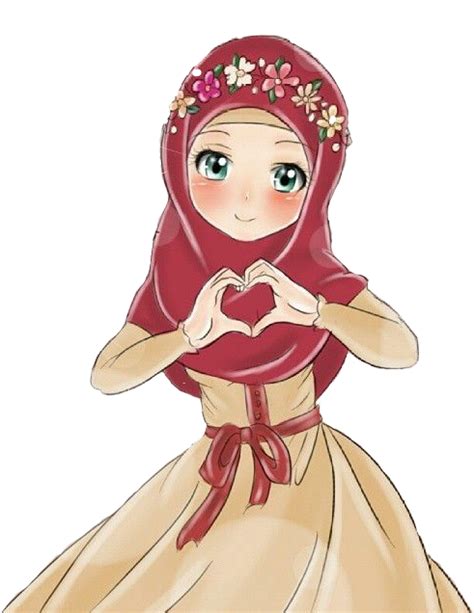 Anime Girl Anime Hijab Png