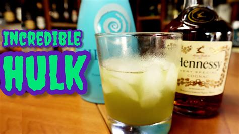 Incredible Hulk Cocktail Recipe Youtube
