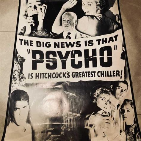 best alfred hitchcock psycho 24x34 movie poster for sale in winkler manitoba for 2021
