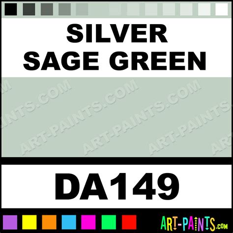 Silver Sage Green Decoart Acrylic Paints Da149 Silver Sage Green