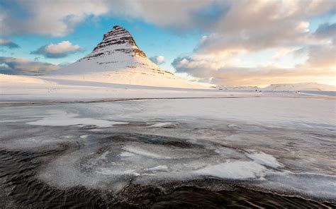 Kirkjufell Mountain Winter Iceland Photography Hd Wallpaper Preview