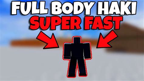 Fastest Way To Get Full Body Haki In Blox Fruits Youtube